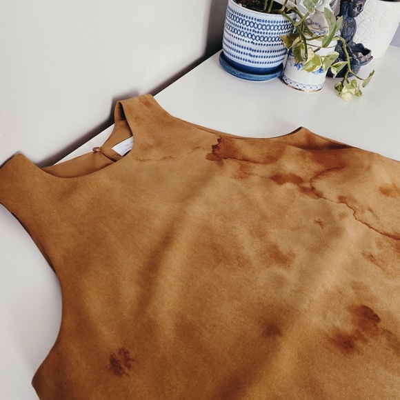 OAK & FORT Burnt Orange/Rustic Orange Racerback Flowy Tank Top - Picture 4 of 5